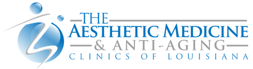 The logo for the aesthetic medicine and anti-aging clinics of louisiana