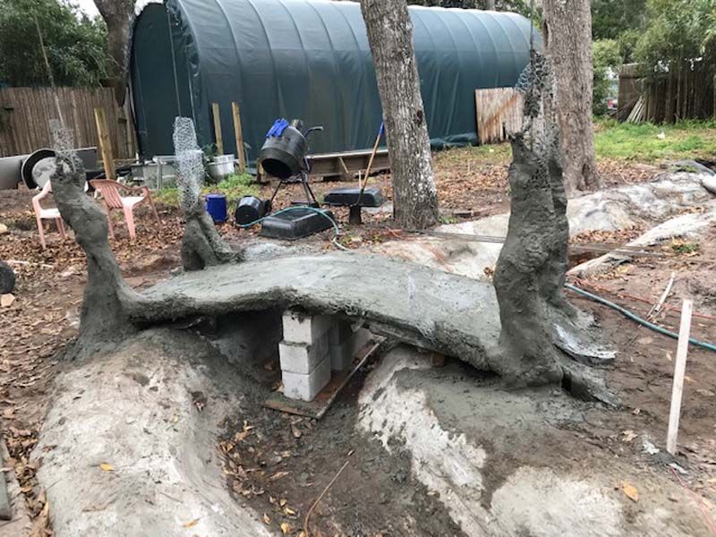 Front Entrance Waterfall