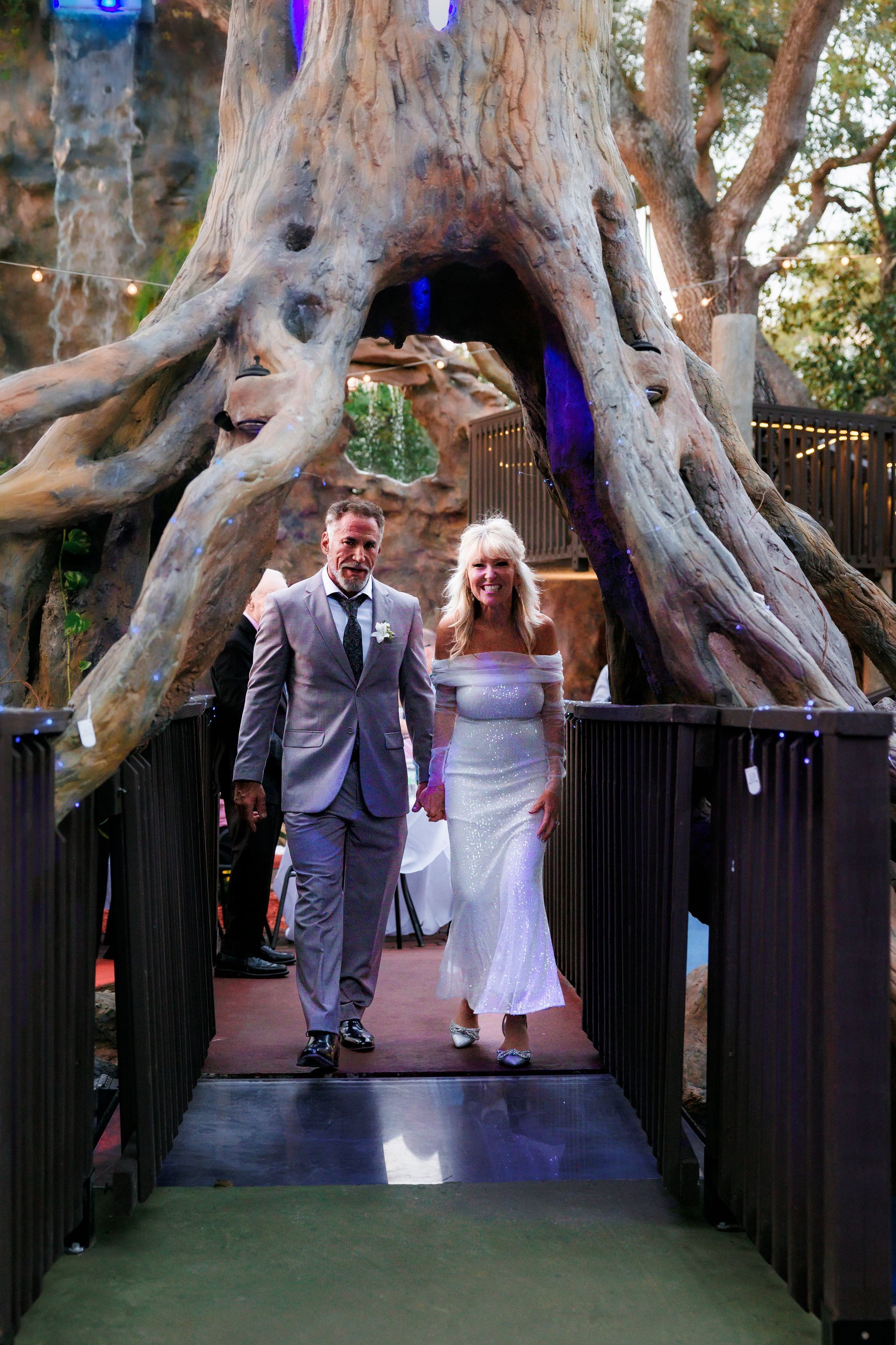 bride & groom tree of fire and water