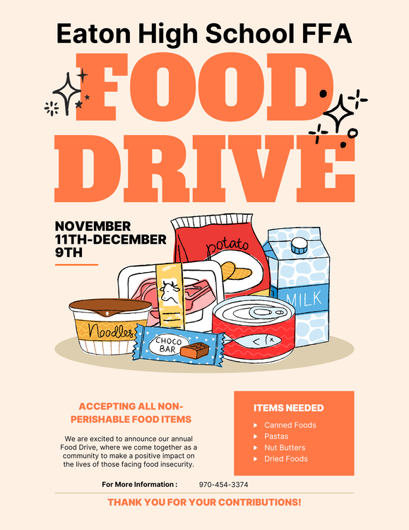 EHS FFA Food Drive