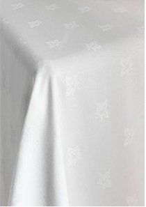 Crocks Cotton Damask Table Cloths in a variety of size available to hire