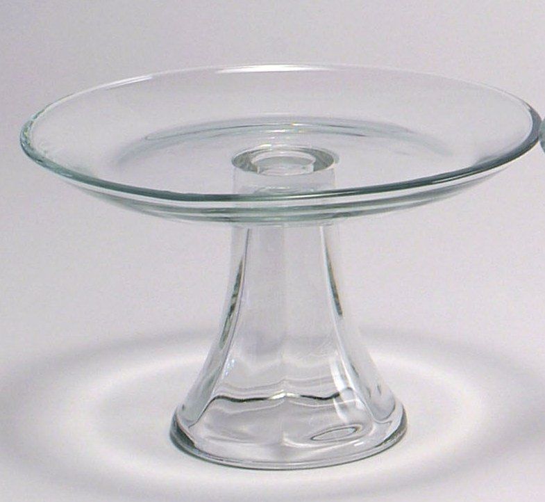 Crocks small glass cake stand Available to hire