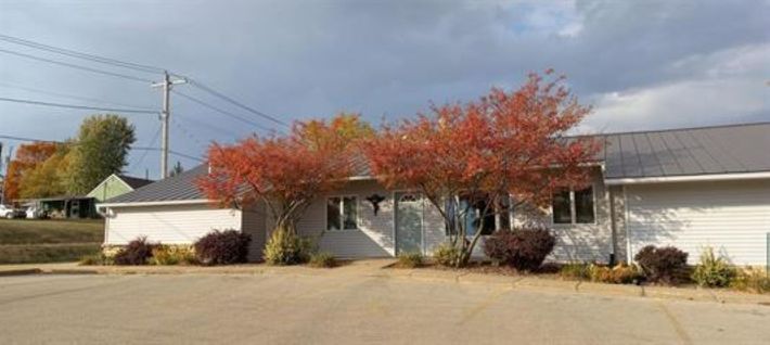 Great commercial property with extra lot. Good location. Currently used as Chiropractic Clinic.