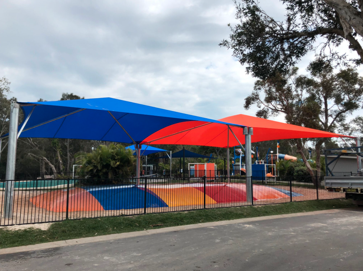 Discovery Parks Byron Bay 2 — Shade Sail Installations in Tweed Heads, NSW