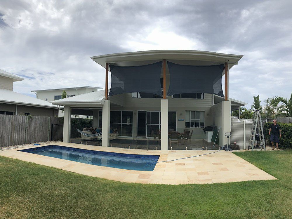 Newly Installed Shades — Shade Sail Installations in Tweed Heads, NSW