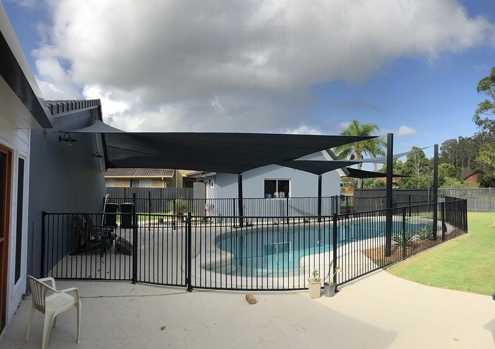 Residential Pool Shade — Shade Sail Installations in Tweed Heads, NSW