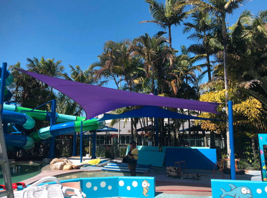 North Star Holiday Resort 3 — Shade Sail Installations in Tweed Heads, NSW