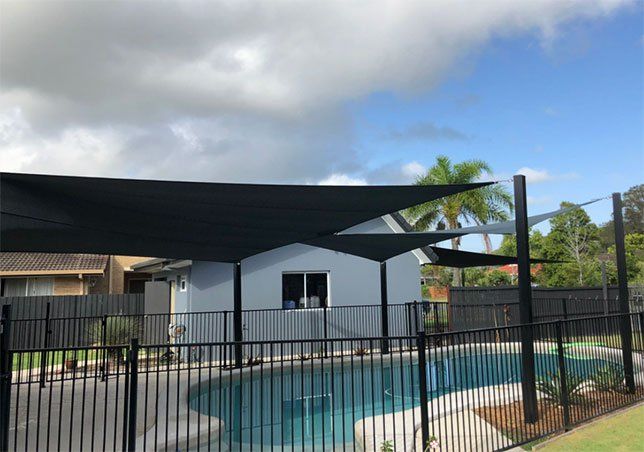 Pool Shade Banora Point 2 — Shade Sail Installations in Tweed Heads, NSW