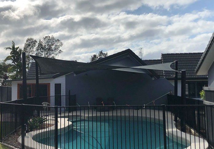 Pool Shade Banora Point 1 — Shade Sail Installations in Tweed Heads, NSW