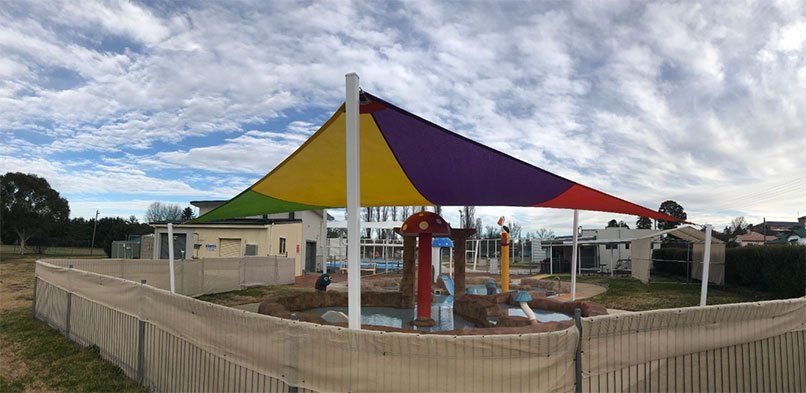 Glen Innes Aquatic Centre — Shade Sail Installations in Tweed Heads, NSW