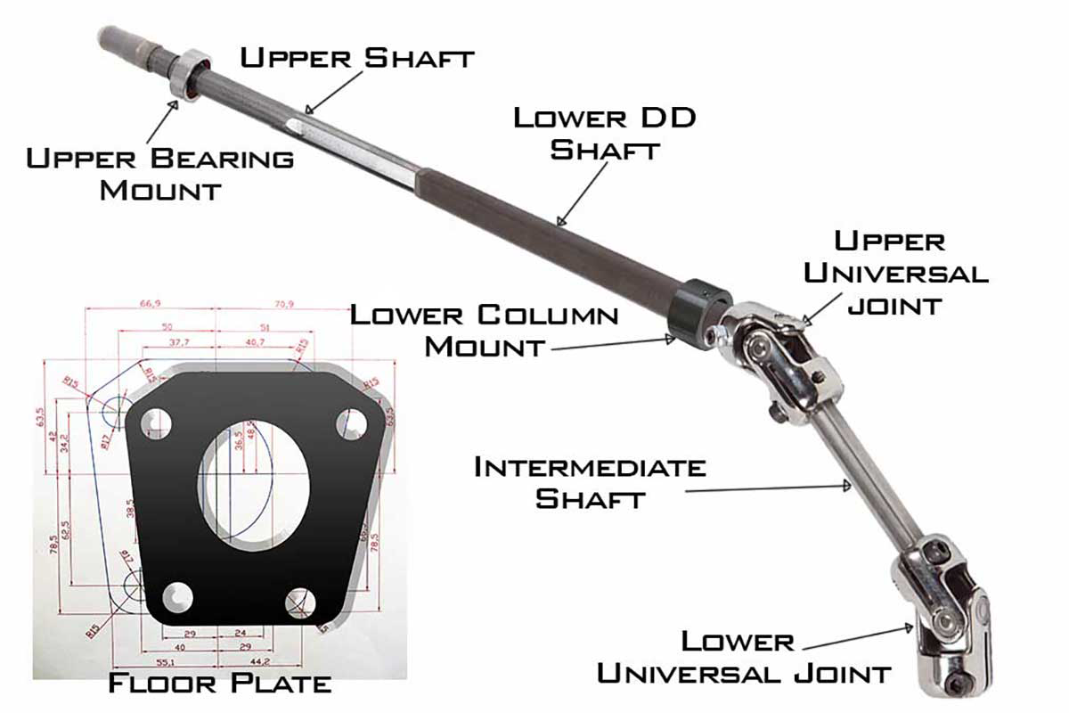 a diagram of a steering system