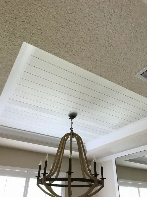 Coffered ceiling in Lighthouse Point, FL by Carpentry Squad