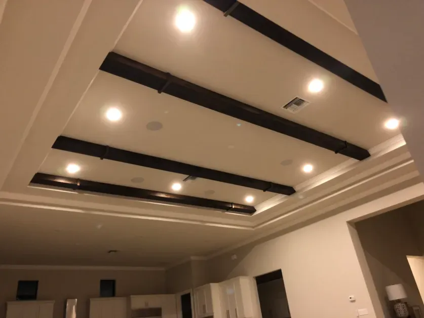 Coffered ceiling in Lighthouse Point, FL by Carpentry Squad