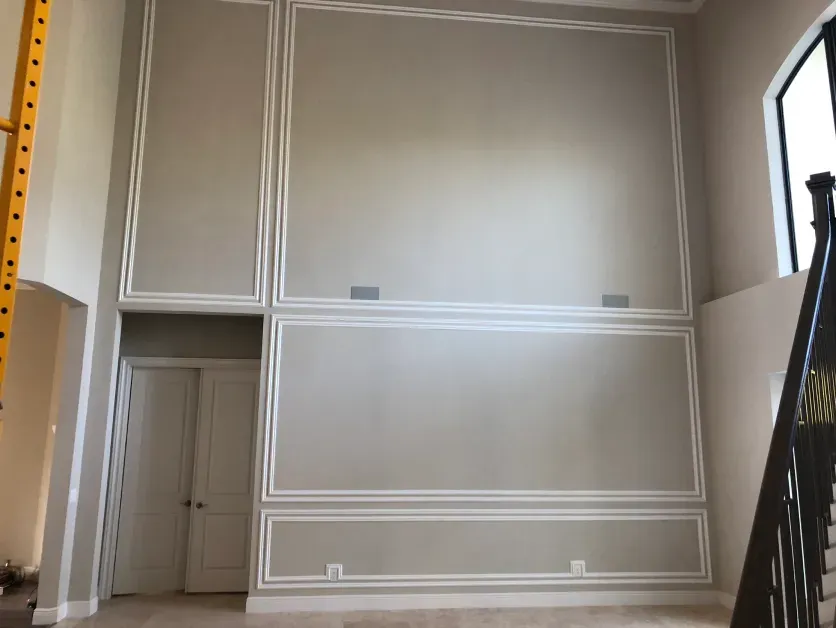 An interior molding decoration in Lighthouse Point, FL with Carpentry Squad