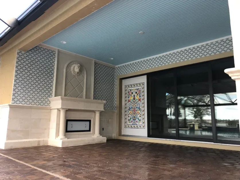 An interior molding decoration in Lighthouse Point, FL with Carpentry Squad