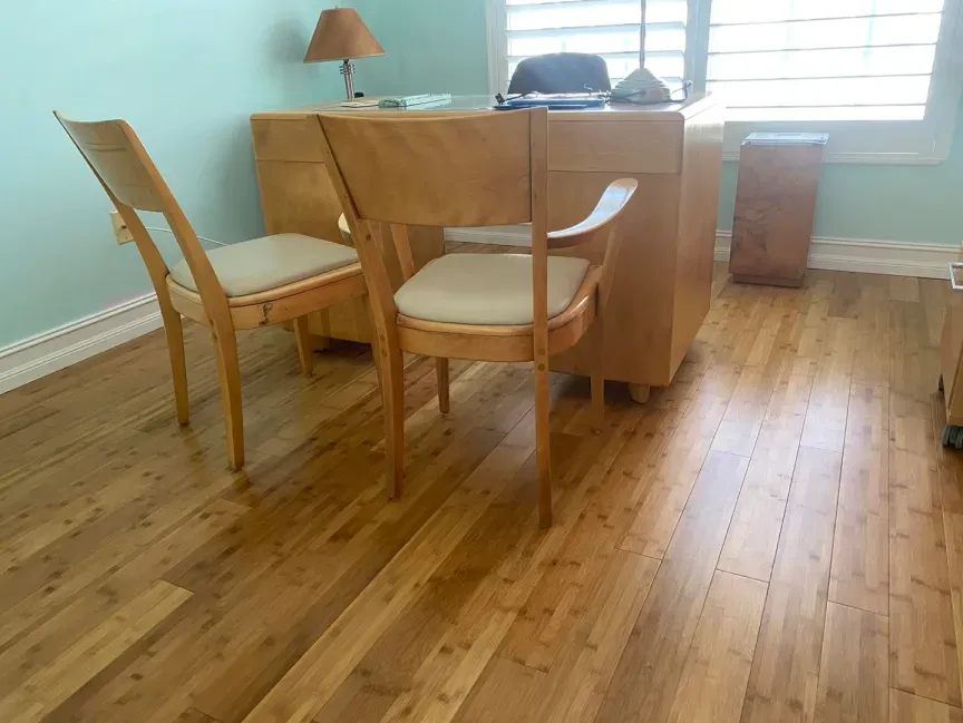 A flooring installation in Lighthouse Point, FL with Carpentry Squad
