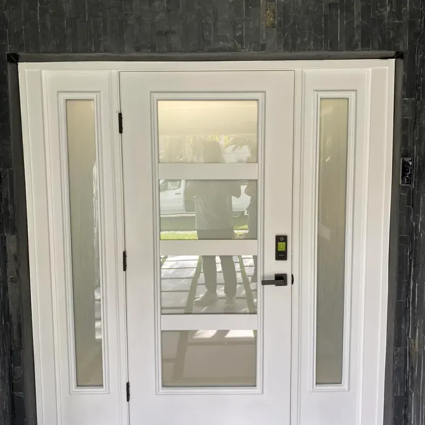 Custom interior door in Lighthouse Point, FL by Carpentry Squad