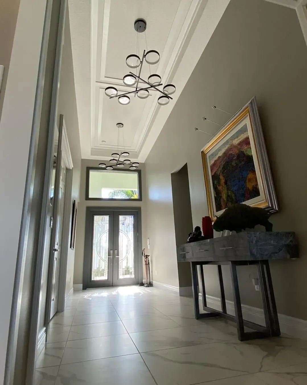 Custom interior door in Lighthouse Point, FL by Carpentry Squad