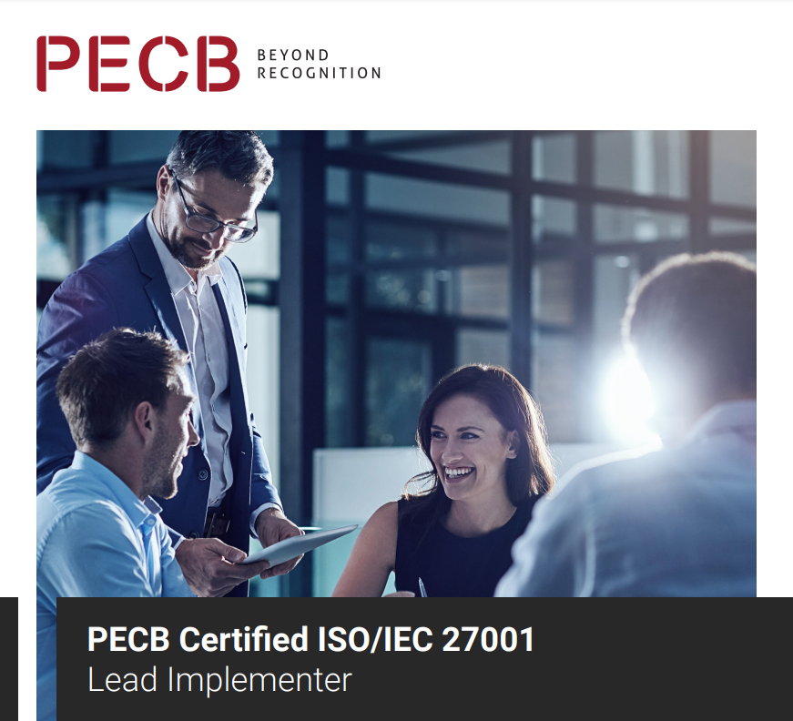 Certified ISO/IEC 27001 Lead Implementer