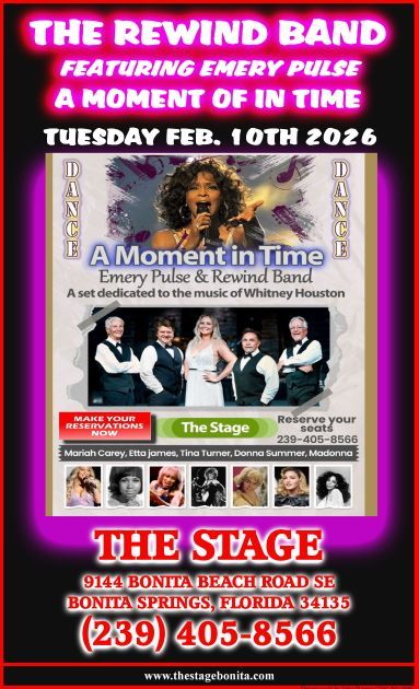 Concert poster: The Rewind Band featuring Emery Pulse, 