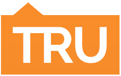 Orange square with white 