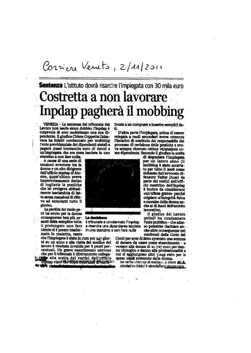 Articolo di giornale