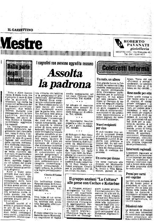 Articolo di giornale