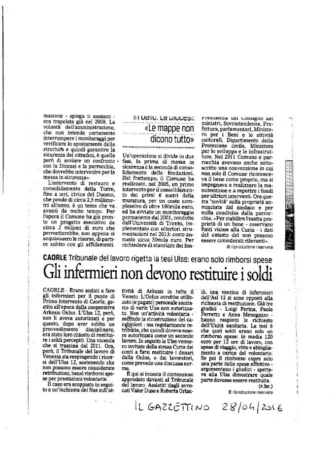 Articolo di giornale