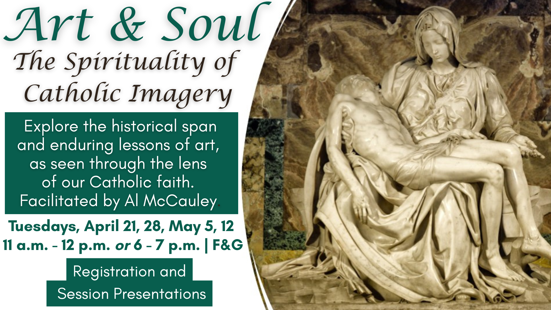 Art & Soul: The Spirituality of Catholic Imagery with Al McCauley at St. Anthony on the Lake