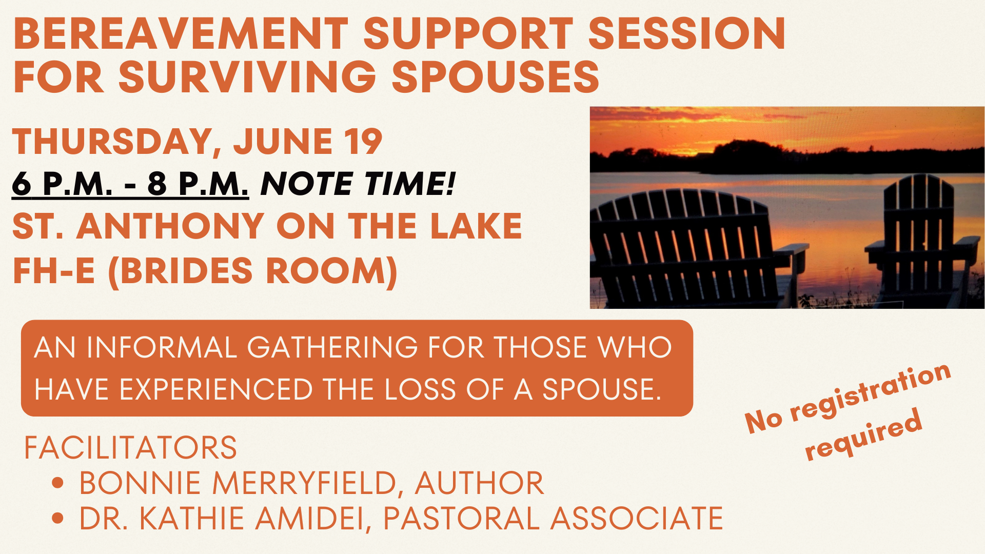 St. Anthony on the Lake Bereavement Session