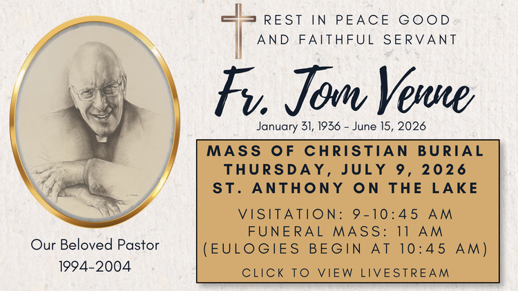 Fr. Tom Venne Funeral Mass July 9, 2026