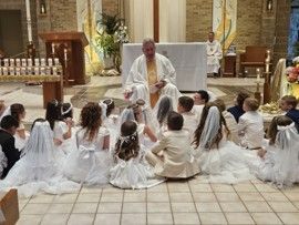 In the Eucharist God will always be with you! by Katie Amidei, Pastoral Associate