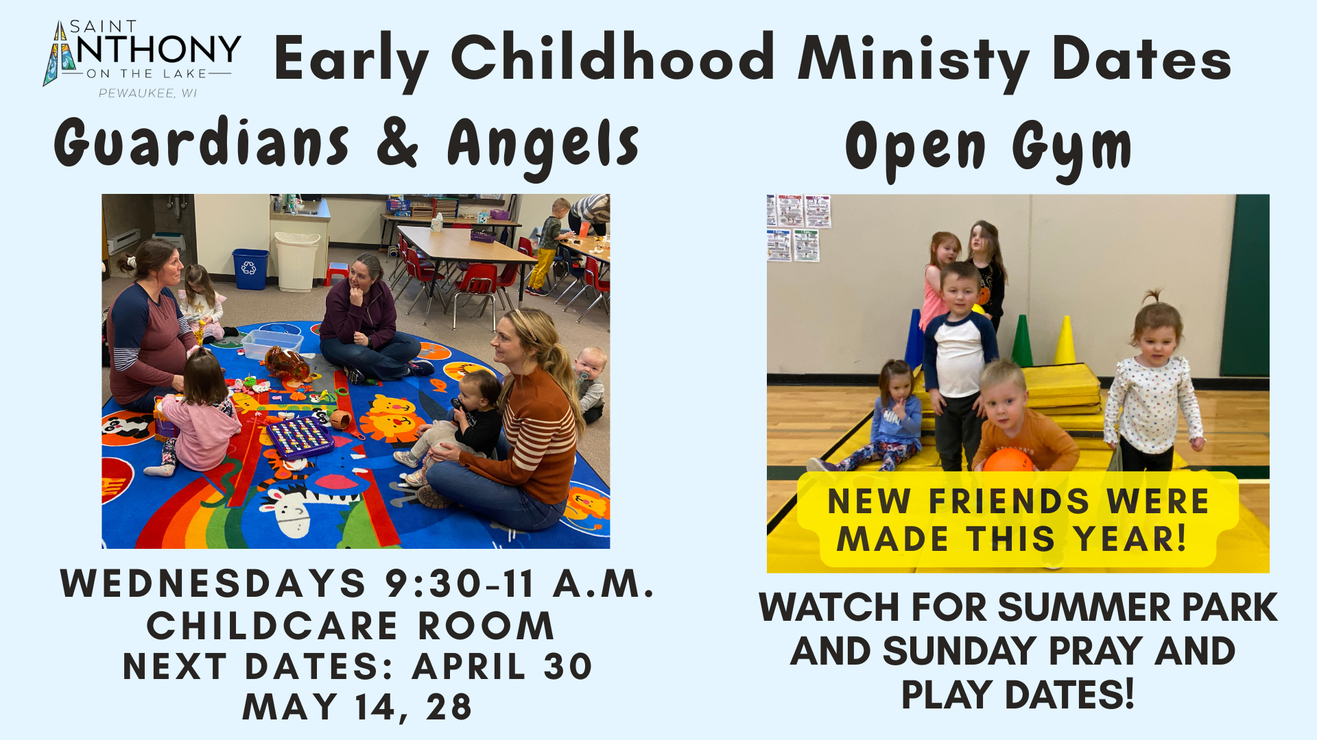 St. Anthony on the Lake Faith Formation Registration