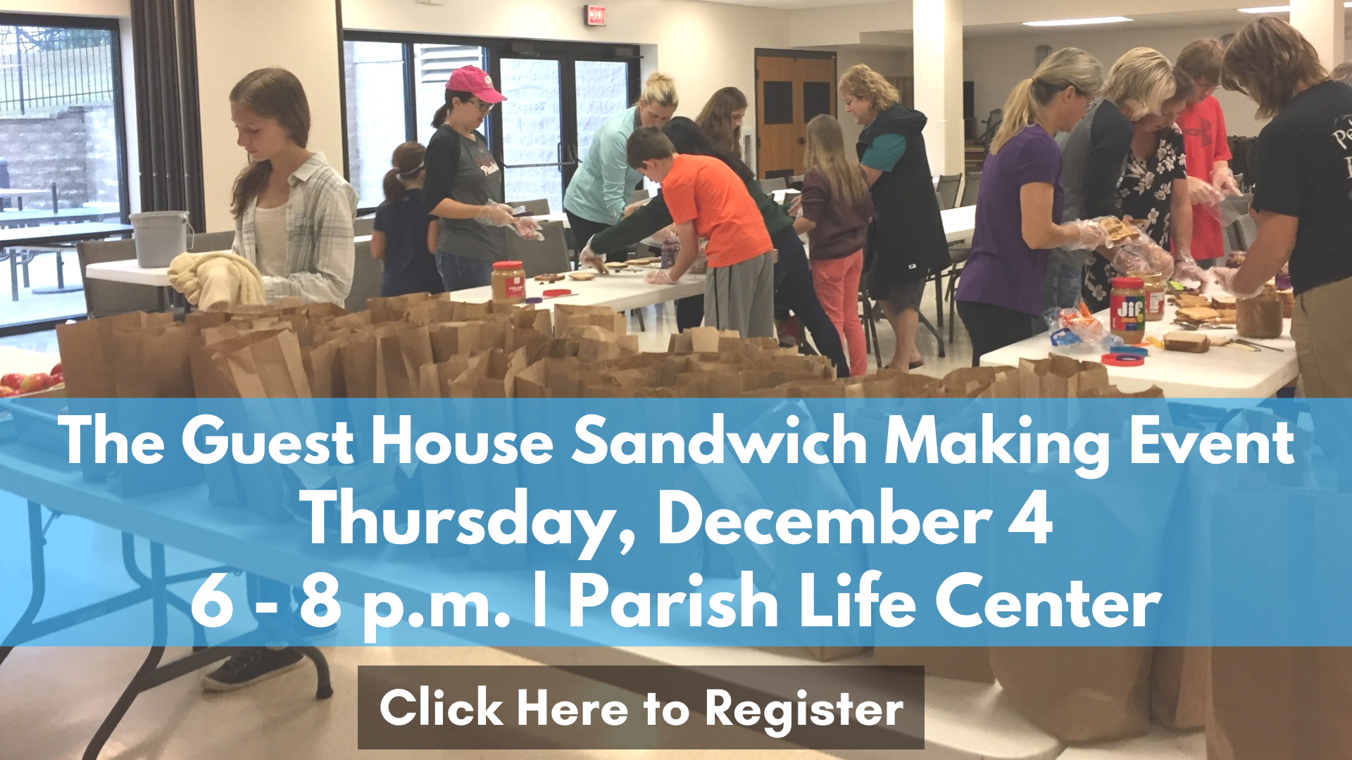 Sandwich Making Dec 4, 2025 at St. Anthony on the Lake