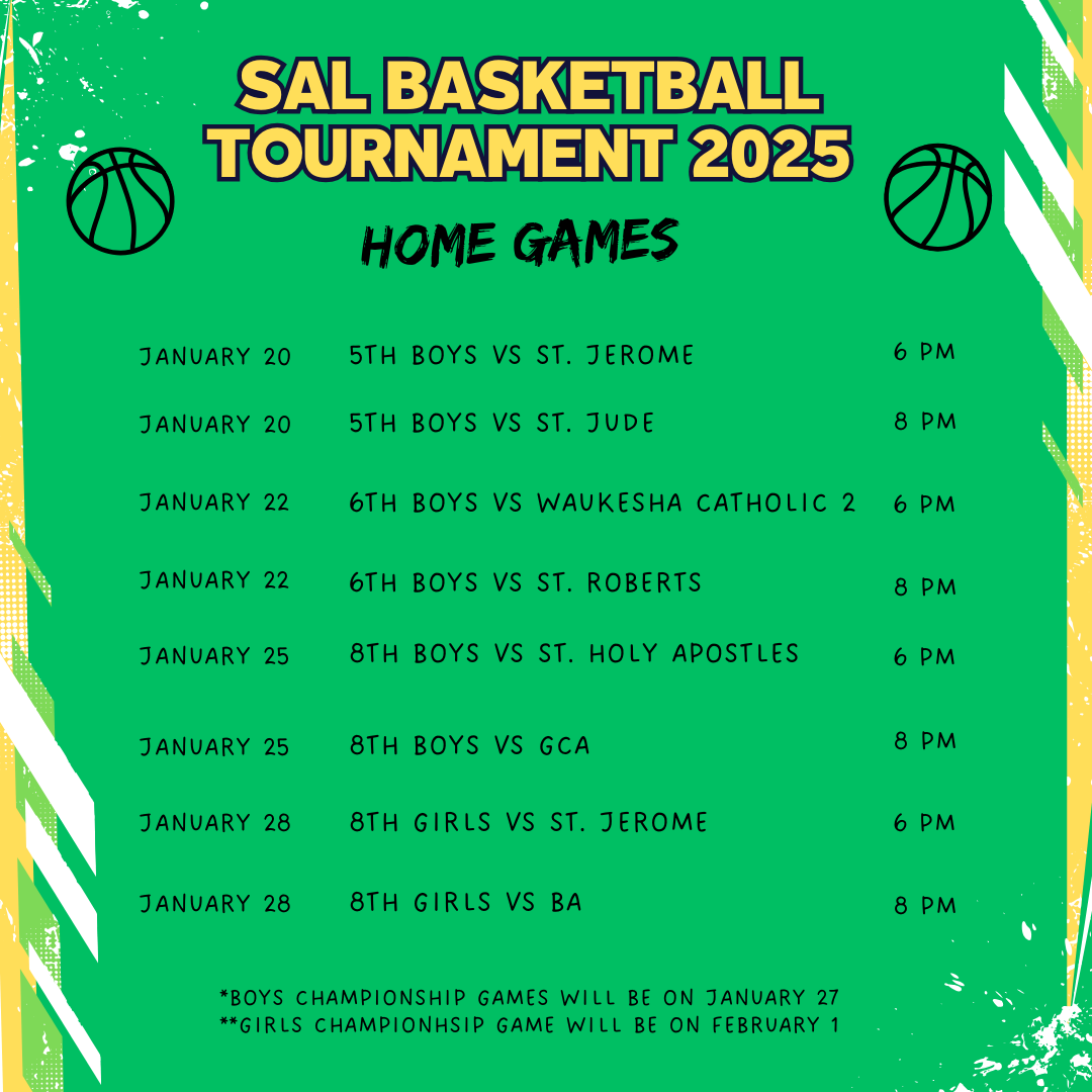 St. Anthony on the Lake Basketball Tournament Home Games