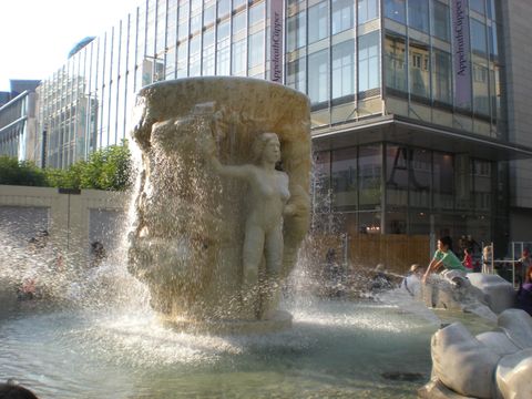 water statue