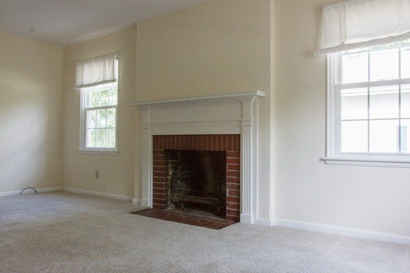fireplace living room miami student  rental house