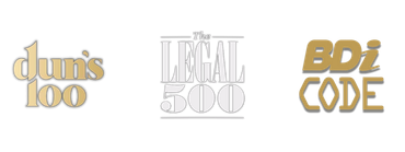 Three logos for local 500 , dun 's 100 , and bdi code