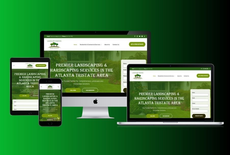 Horticulture Innovation website design mockup example.