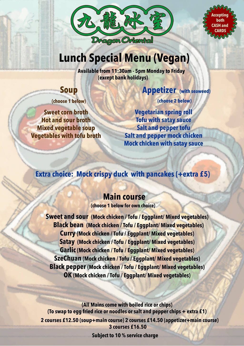 Weekday Lunch Special (Vegan)