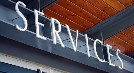 SERVICES engraving