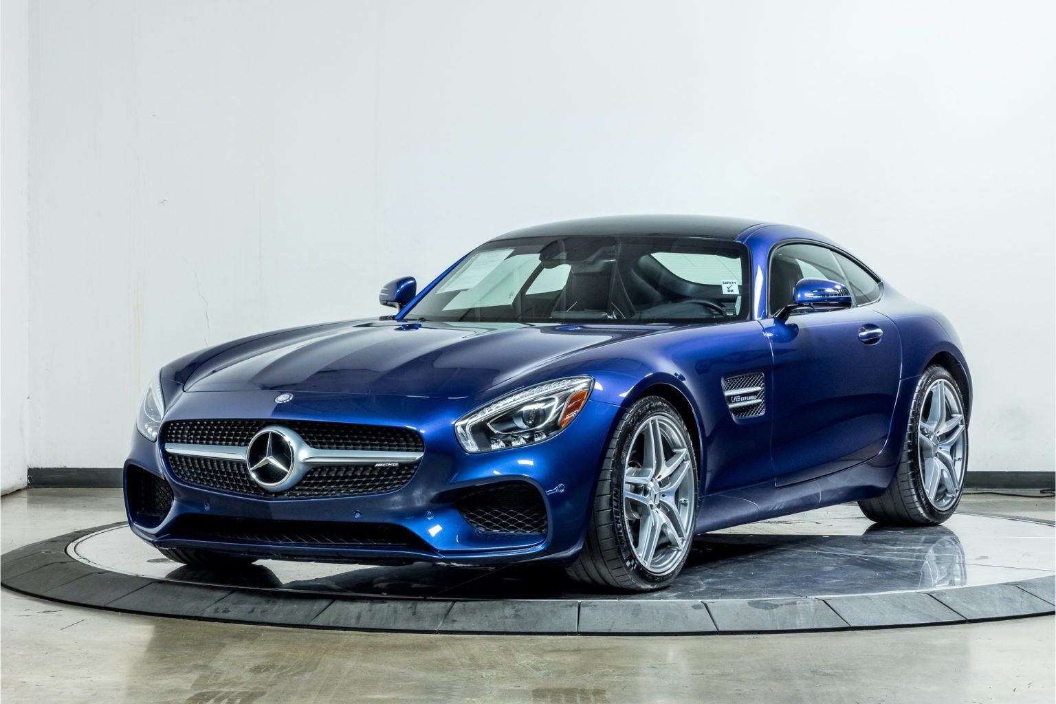 Blue-Mercedes-Benz GTS