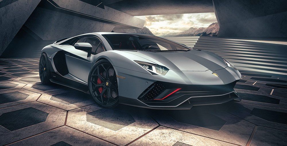 Exotic Lamborghini Aventador SV
