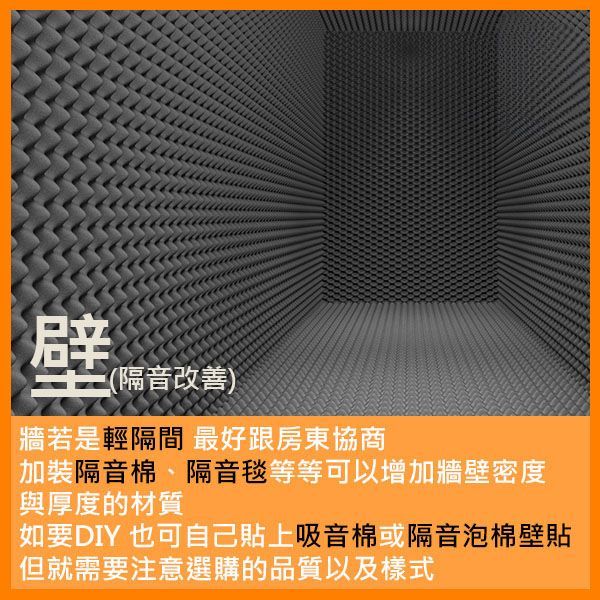 牆壁的隔音改善