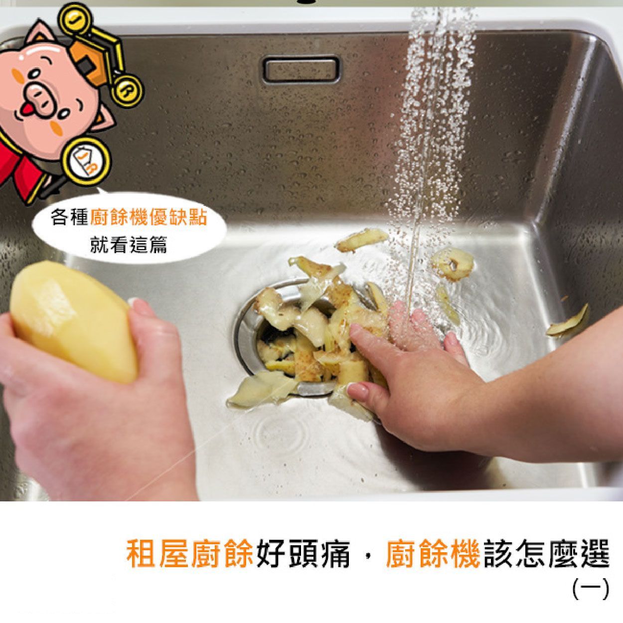 租屋廚餘好頭痛，廚餘機該怎麼選