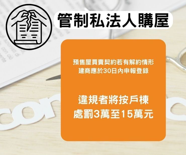 管制私法人購屋