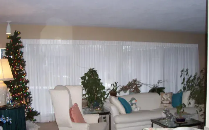 Long White Drapes — East Peoria, IL — Blinds For Less