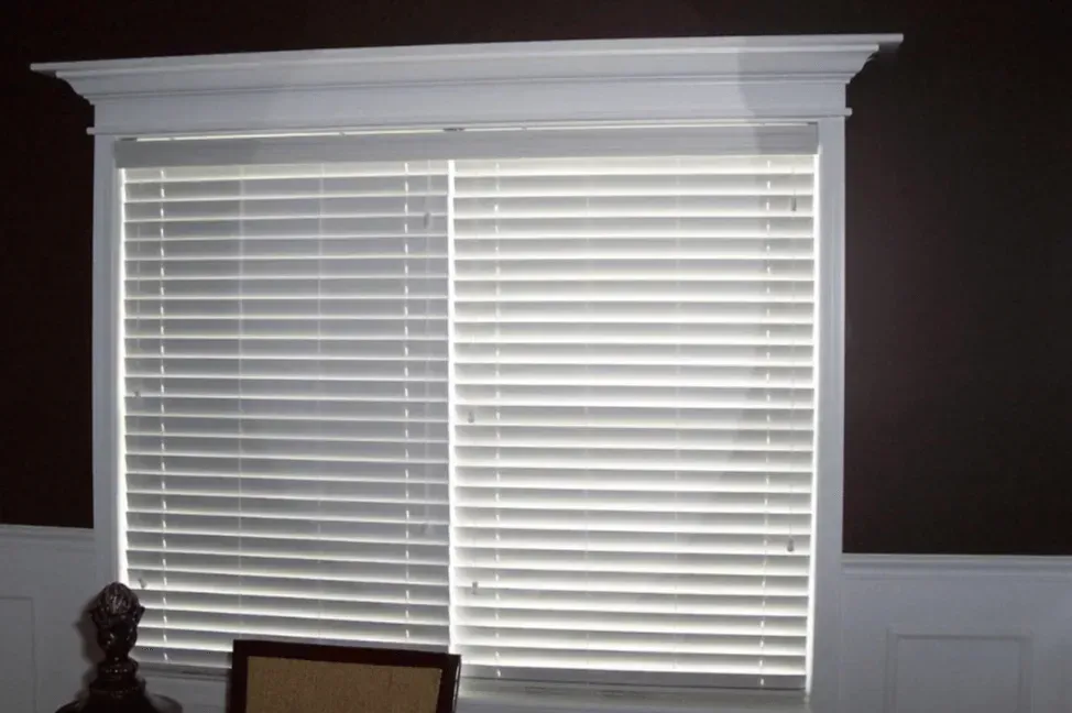 Two White Blinds — East Peoria, IL — Blinds For Less