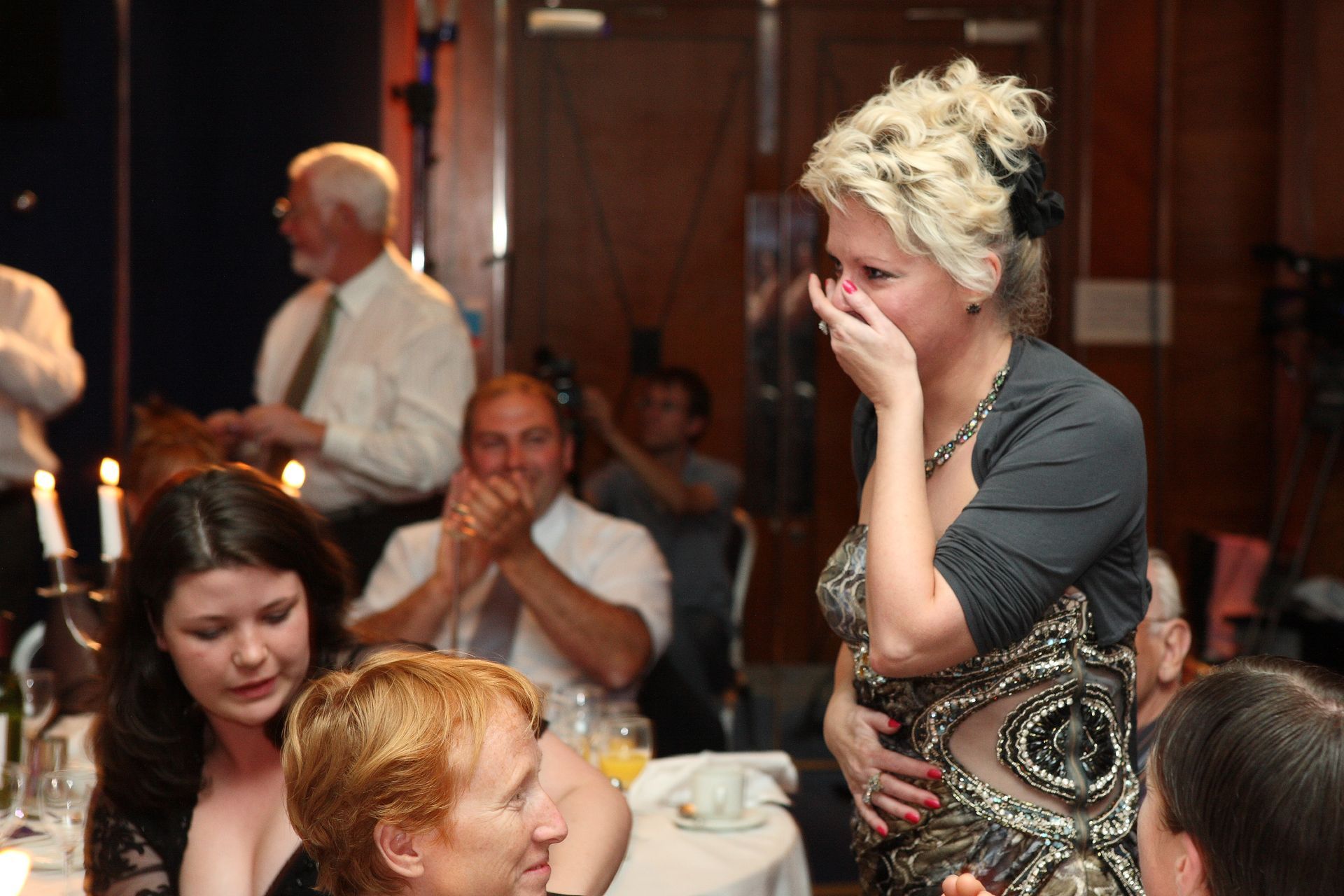 Denise Anstey at the Award Ceremony winning her British Title