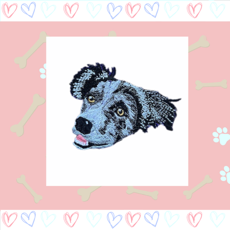 An image of our Custom Dog Embroidery for a customer